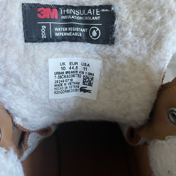 Lacost insulated men’s snow boots - Picture 4 of 5